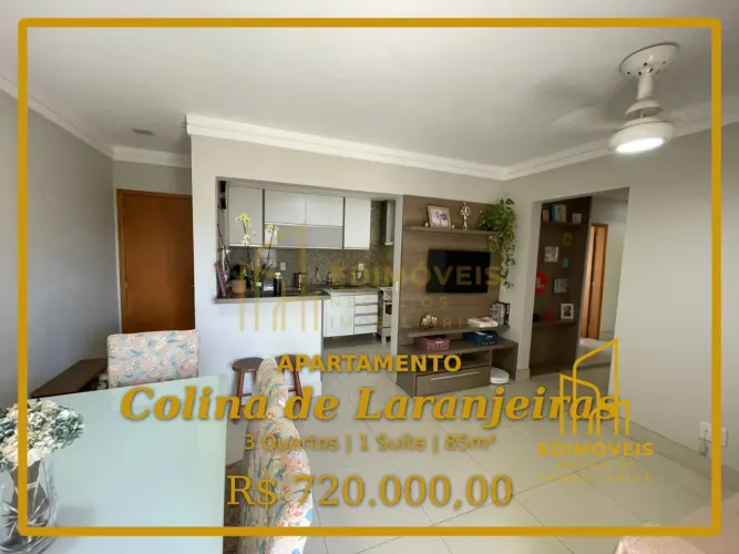 Linda opção de apartamento em Colina de Laranjeiras com lazer total!