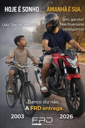 Quer trabalhar de Motoboy e não tem Moto 