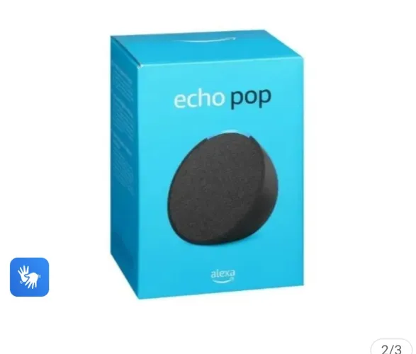 ? Caixa de Som Inteligente Amazon Echo Pop - Alexa com Comando de Voz