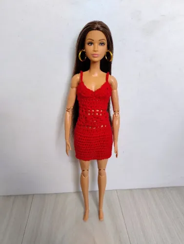 Vestido para boneca Barbie ou similares