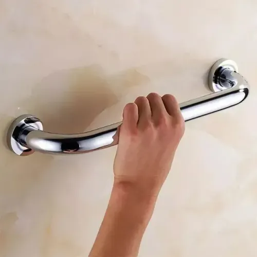 Barra inox de apoio 30cm nova banheiro idoso PCD