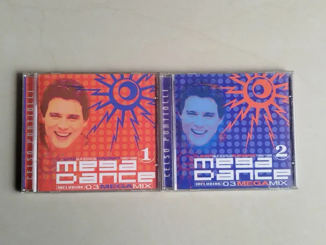 CDs Mega Dance - Sucessos Eurodance 1995/1998 - Coletânea c/2