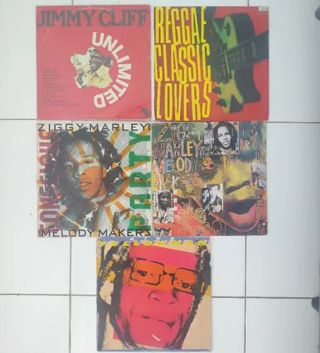 Lote com 10 Lps de reggae