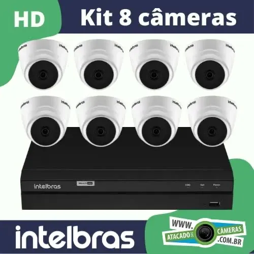 Câmeras de segurança Intelbras infravermelho 