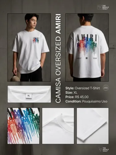 Camisa Oversized AMIRI ? Usada 