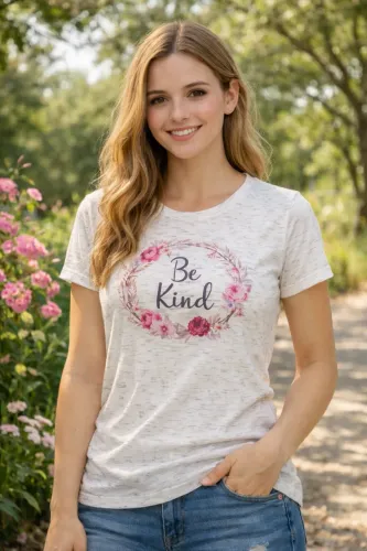 Camiseta linda Feminina