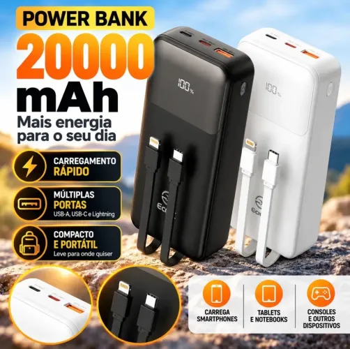 Vendo power bank 2 unidades disponíveis!