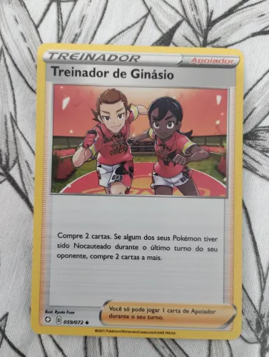 Carta Pokémon Treinador de Ginásio