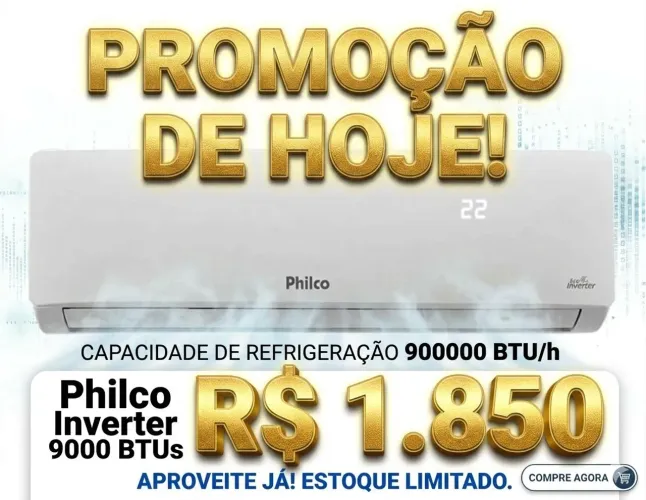 PROMOÇÃO AR CONDICIONADO INVERTER