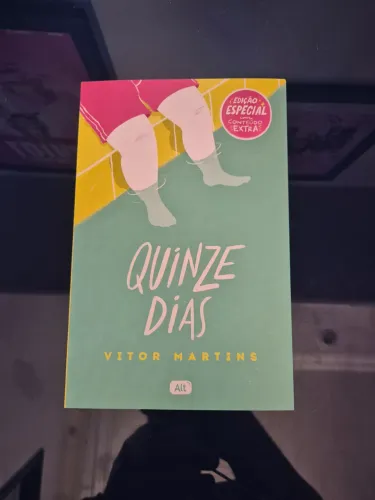 Livro Quinze Dias - autografado pelo autor