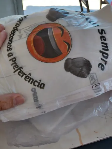 Sacolas plásticas.