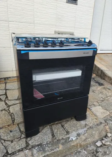Fogão Mueller Inox 5 bocas NOVO preto 