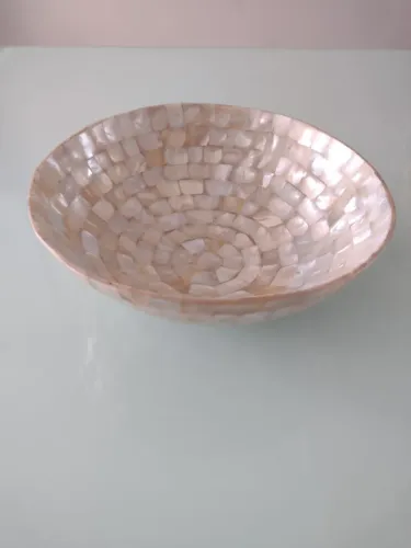 Centro de mesa/saladeira/vaso decorativo de madrepérola. Linda peça decorativa de madrepér