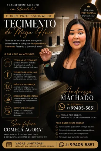 Curso de Tecimento de mega hair