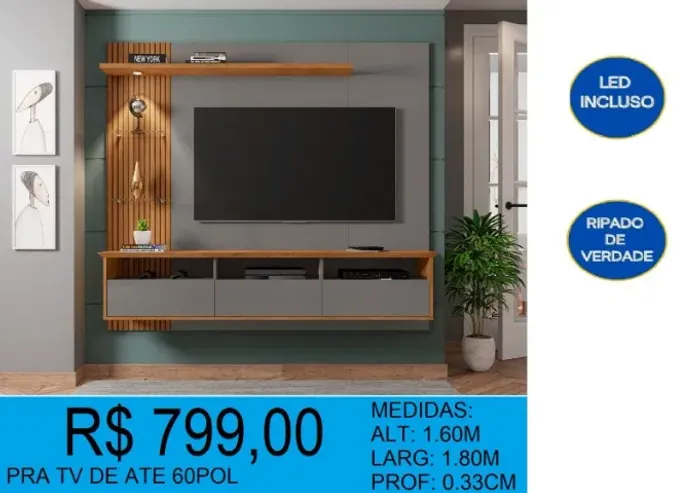 Painel para sala - entregamos e montamos 