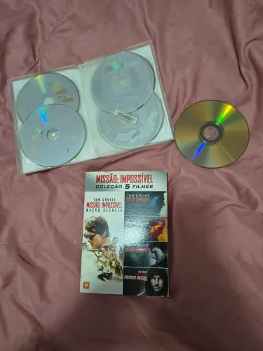 Box DVD Missão Impossível - Coleção 5 Filmes (Impecável / Estado de Novo)