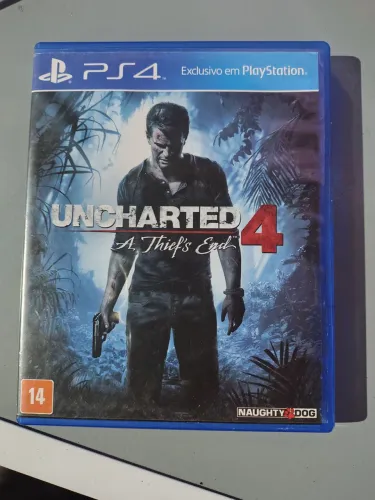 Jogo PS4, Uncharted 4 (ACEITO TROCAS)