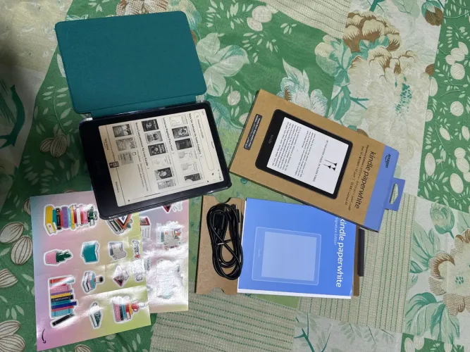 Kindle Paperwhite 32GB + Capa Verde-Jade + Caixa + Cabo Original