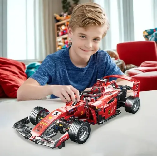 Carro Corrida Rc F1 455 peças blocos compatível lego