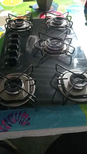 Cooktop de cinco bocas