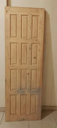 Porta de 70 + fechadura para porta de madeira