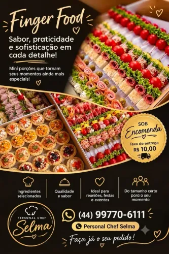 Finger food para seu evento