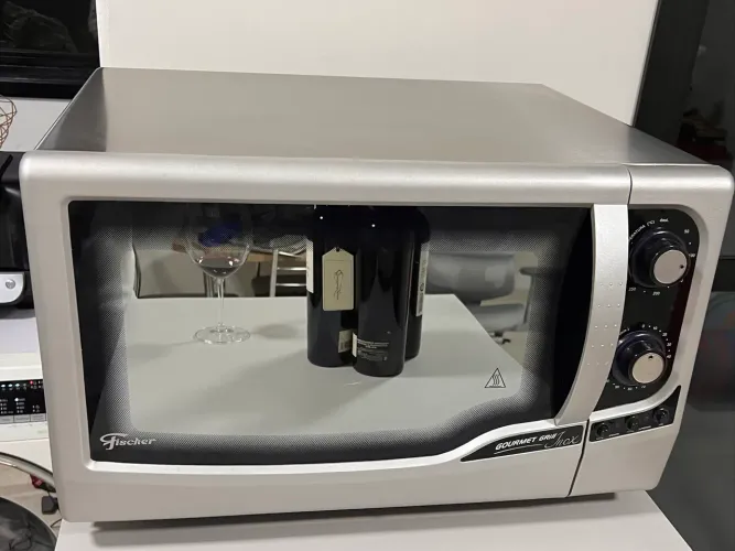 Forno Elétrico Fischer Gourmet Grill Inox 44L usado