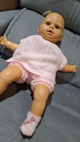 BONECA ANTIGA BEBEZINHO MENINA