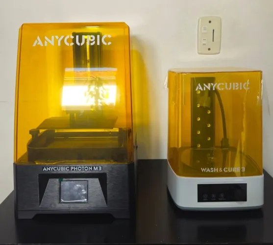 Impressora 3D Resina Photon M3 Anycubic + Wash and Cure 3!