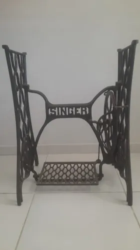 Pé de máquina de costura Singer Aranha! Antiguidade! (Usado)