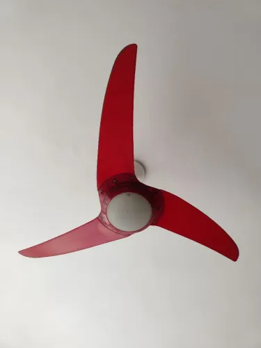 Ventilador de teto Spirit 3 pás vermelho