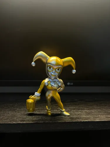 Miniatura Metal Die Cast M396 DC Golden Harley Quinn (Arlequina Dourada)