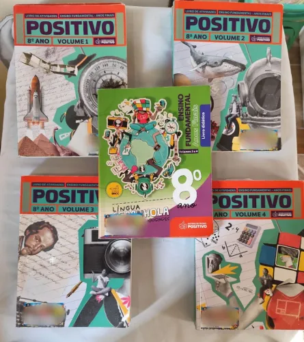 Kit Livros Positivo 8 ano (Edição 2024)