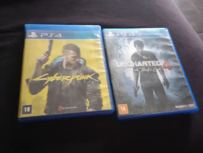 Vendo esses dois jogos de ps4 