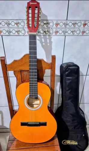 Viola caipira Eletroacústica Giannini 850 reais vem com a capa