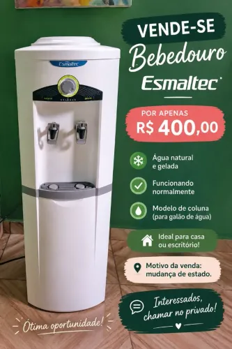 Bebedouro excelente para oficinas