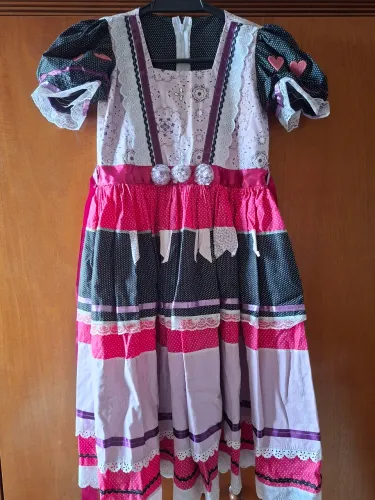 Vestido junino tamanho 12