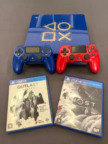 Playstation 4 Slim 1Tb Azul - Limited Edition Days of Play