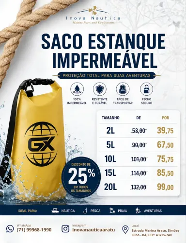 Saco Estanque Impermeável GX