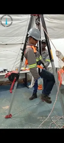 Tripé de Resgate de Espaço Confinado 