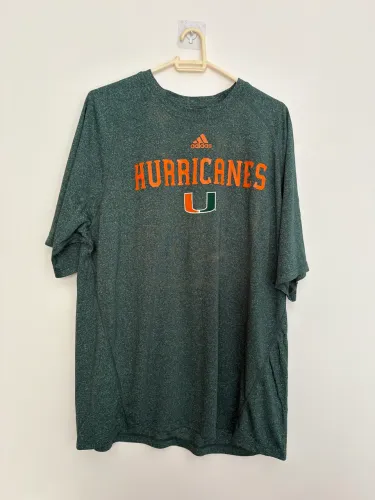Camisa Miami Hurricanes Usada Adidas