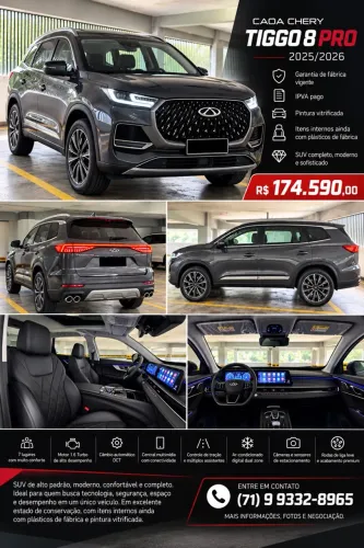Chery Tiggo 8 Pro 1.6 Tgdi Aut. 2026