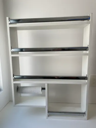 Armário para temperos e papel toalha