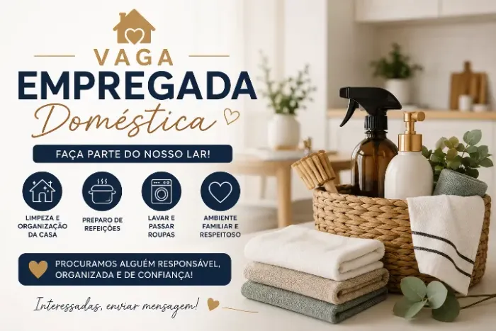 Vaga para Doméstica