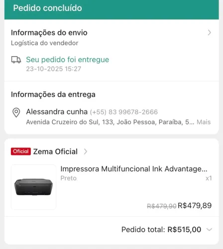 Impressora HP