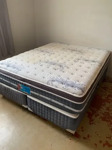 Cama Box Queen Castor Silver Star