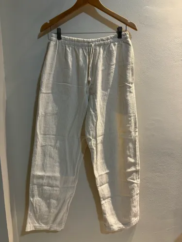 Calça de linho