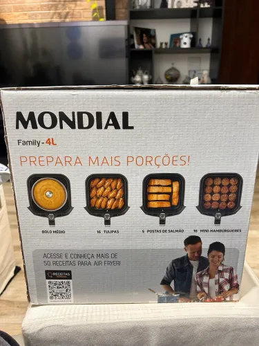 air frier mondial family-4L 220 volts NOVA NA EMBALAGEM