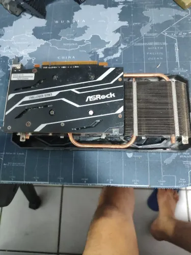 Placa mãe asrock RX6600 8g