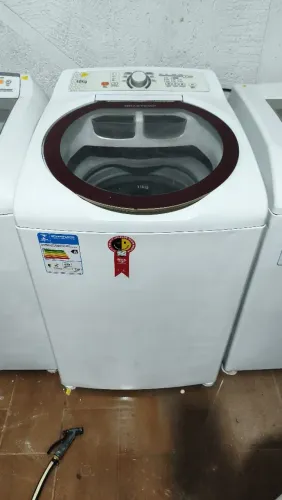 Vendo máquina de lavar Brastemp 12kg voltagem 110 bacia d inox entrego e dou garantia
